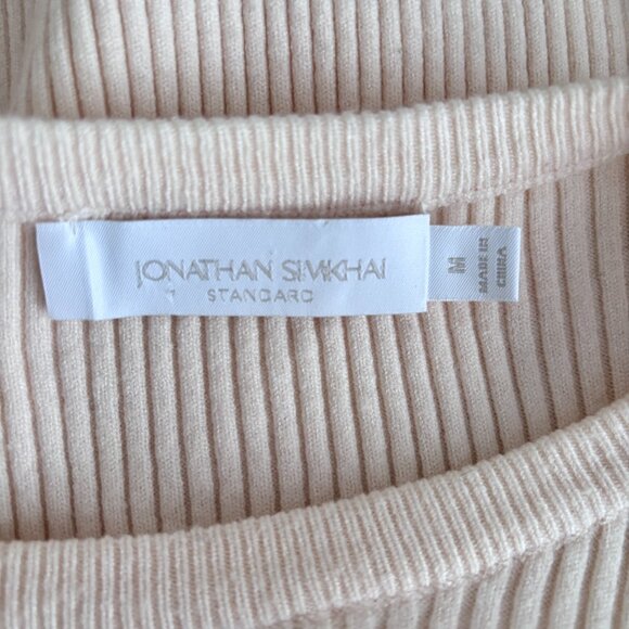 Jonathan Simkhai Levy Ribbed Puff Shoulder Sweater - Picture 7 of 7